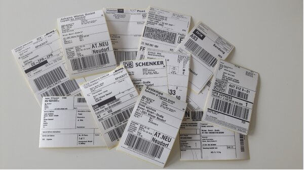 Versandetiketten und Disponentenlösung mit Kalenderübersicht auf iPad